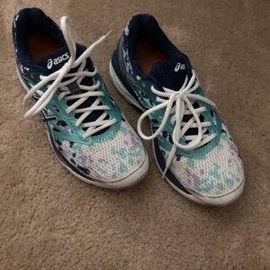 Limited edition color ASICS running shoes